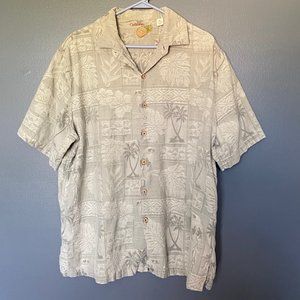 Caribbean Hawaiian Shirt Short Sleeve Mens Size XL